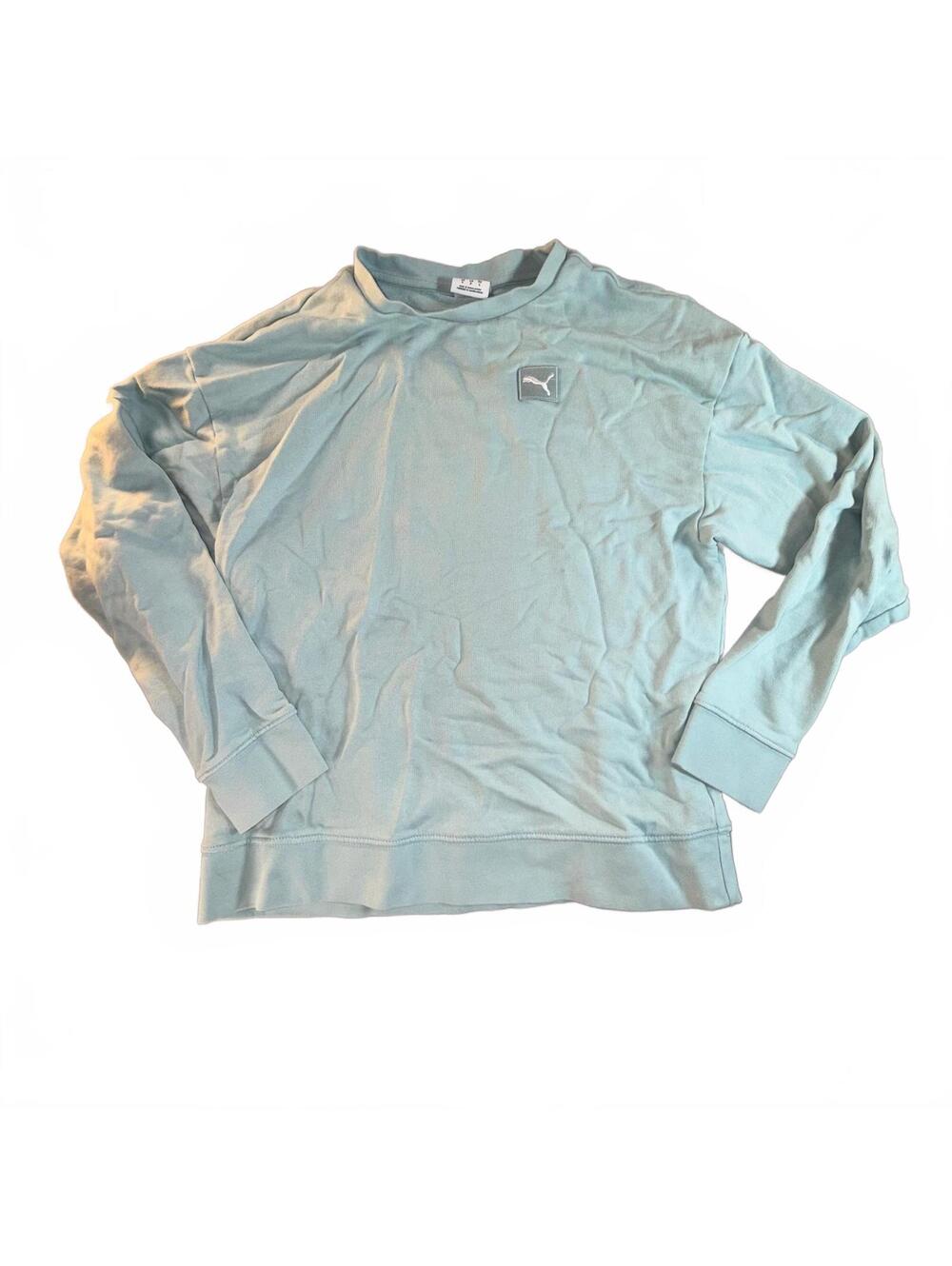 Puma Mint Green Logo Crewneck Sweatshirt Women’s Small